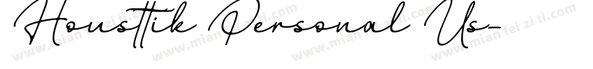 Housttik Personal Us字体转换